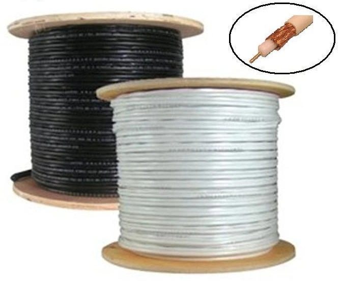 Rg174/Rg56/Rg58/Rg59/RG6 Coaxial Cable Od 6.8mm 1.0mm CCS Braiding 32