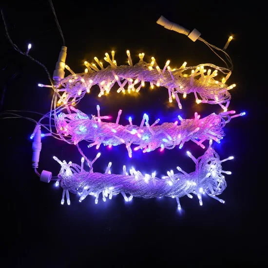 Luci a stringa LED RGB da 10 m e 100 sfere, decorazione natalizia, festa di nozze, fata, luce natalizia